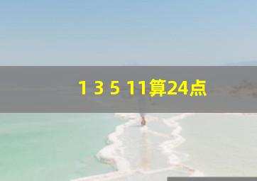 1 3 5 11算24点